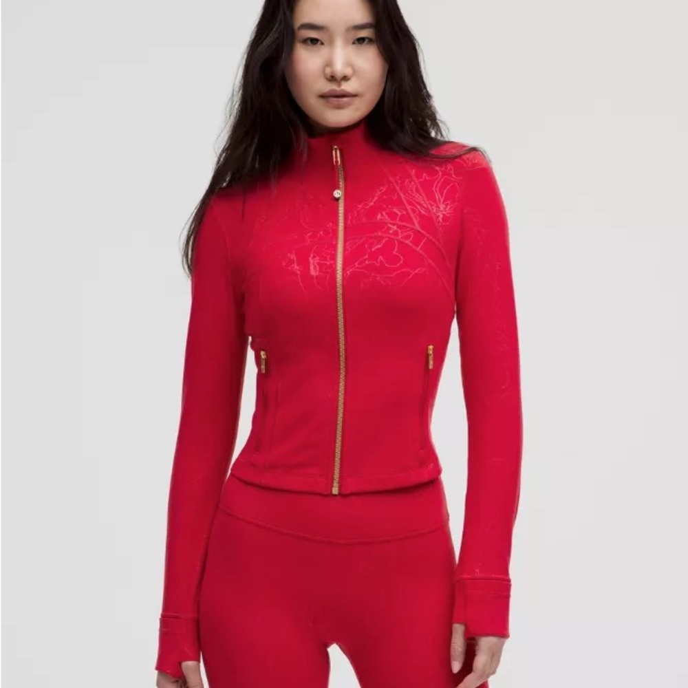 Lululemon Lunar New Year Cropped Define Jacket Snake Embossed NWOT